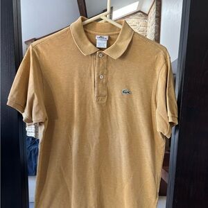 Lacoste Men's Mustard Polo Shirt